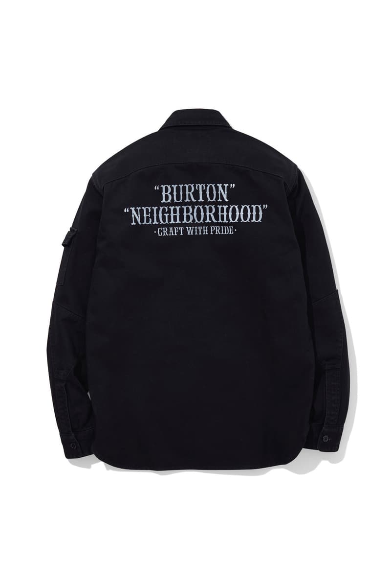 NEIGHBORHOOD x Burton Release Winter 2017 Jackets Snowboard Snowboarding Slopes Shred Outerwear Cold weather streetwear