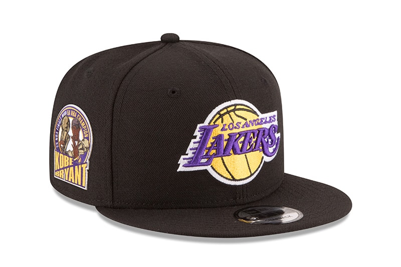 New Era Los Angeles Lakers Kobe Bryant Retirement Series Capsule Headwear Fashion Hats Black Mamba Limited Edition