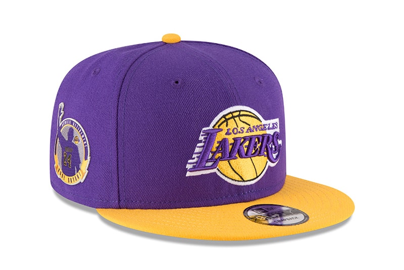 New Era Los Angeles Lakers Kobe Bryant Retirement Series Capsule Headwear Fashion Hats Black Mamba Limited Edition
