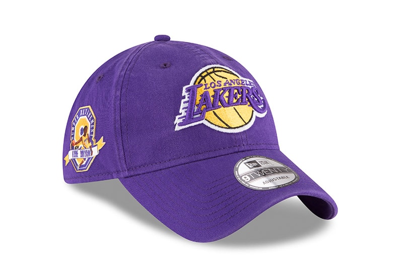 New Era Los Angeles Lakers Kobe Bryant Retirement Series Capsule Headwear Fashion Hats Black Mamba Limited Edition