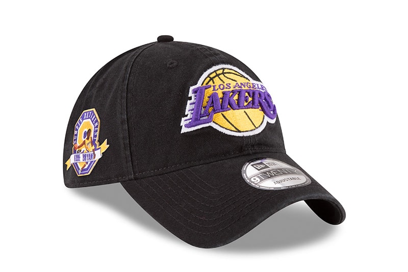 New Era Los Angeles Lakers Kobe Bryant Retirement Series Capsule Headwear Fashion Hats Black Mamba Limited Edition