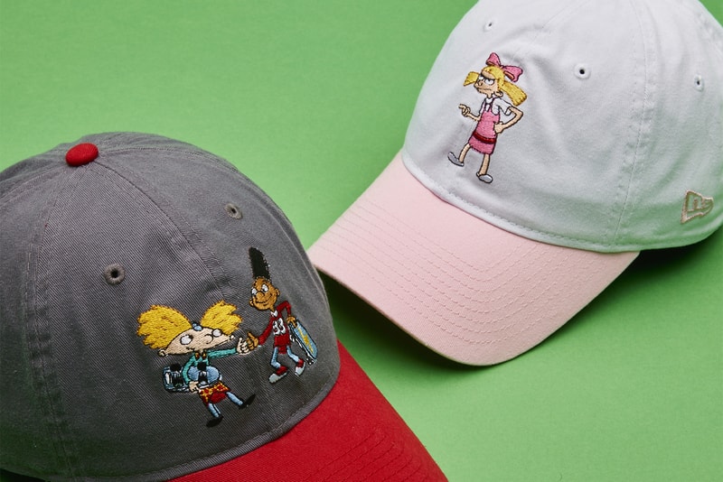 Nickelodeon New Era Hats Collaboration Hey Arnold Rugrats All That Helga Angry Beavers all day ahh real monsters legends of the hidden temple