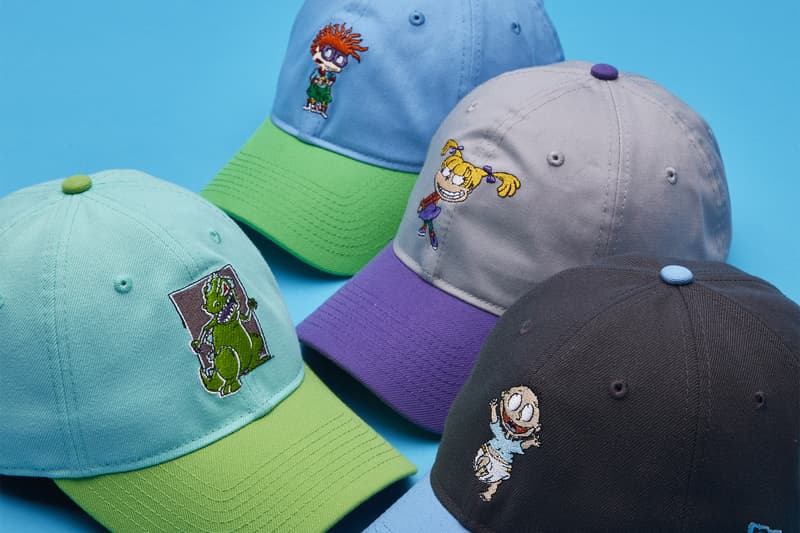 Nickelodeon New Era Hats Collaboration Hey Arnold Rugrats All That Helga Angry Beavers all day ahh real monsters legends of the hidden temple