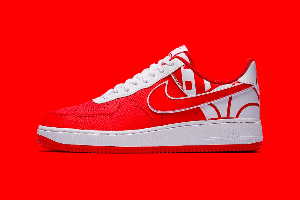 Nike Air Force 1 Low FORCE Logo Pack Red Black Blue