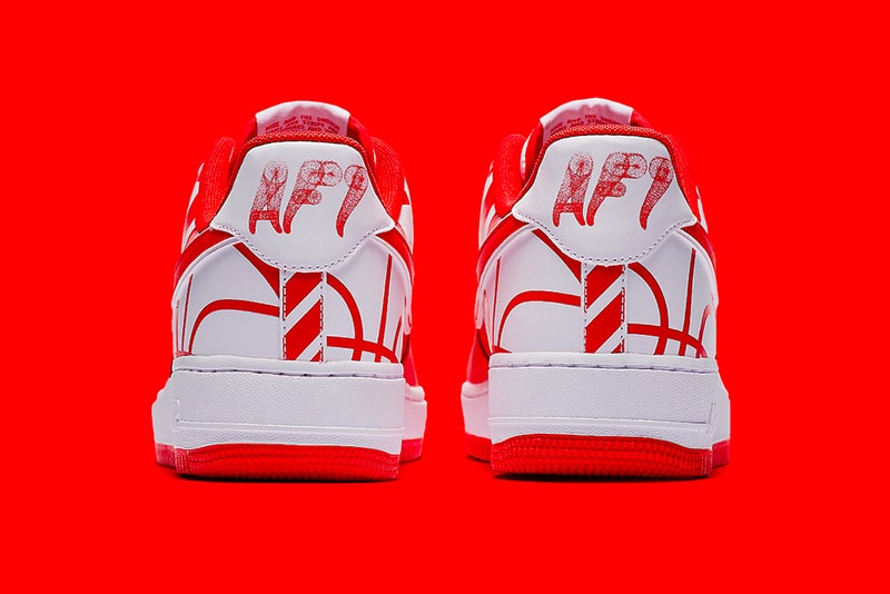 Nike Air Force 1 Low FORCE Logo Pack Red Black Blue