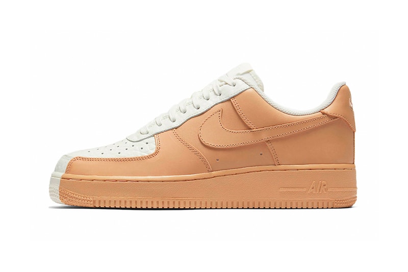 Nike Air Force 1 Low Split White Tan Footwear Sneakers