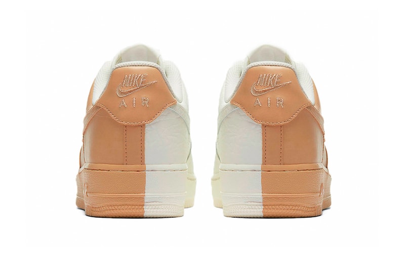Nike Air Force 1 Low Split White Tan Footwear Sneakers