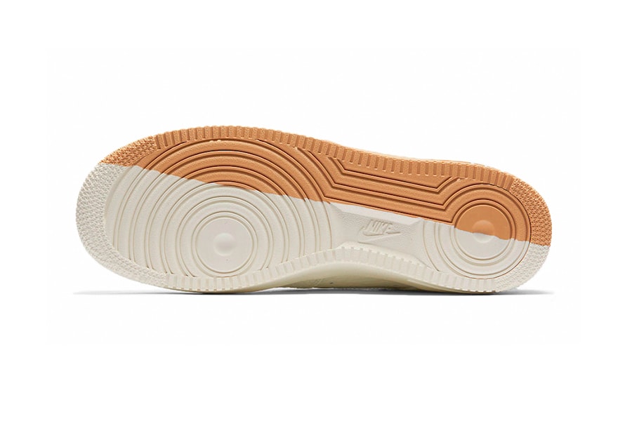 Nike Air Force 1 Low Split White Tan Footwear Sneakers