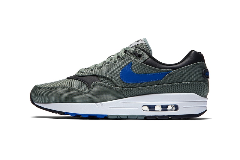 Nike Air Max 1 x 93 Release Info 2018 shoe sneaker swoosh Elemental Gold Mineral Yellow Clay Green  Hyper Royal canvas rubber brown tan
