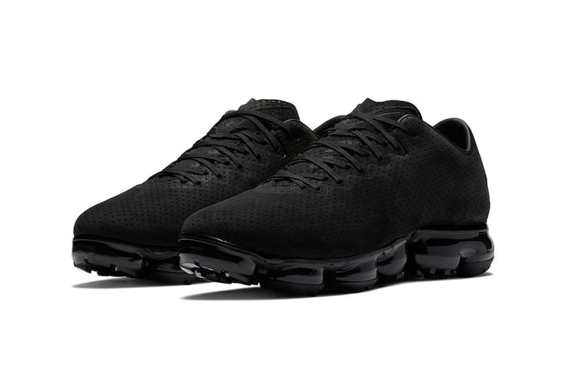 vapormax leather triple black