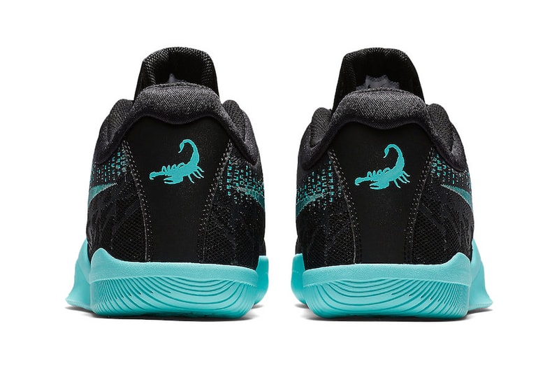 Nike Kobe Bryant Mamba Rage Scorpion Black Aqua Blue NBA Low Top