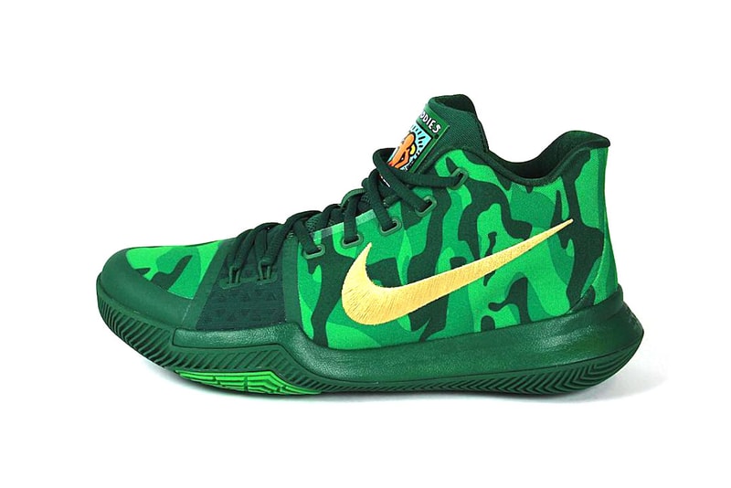 Nike Kryie 3 Green Camo PE Best Buddies