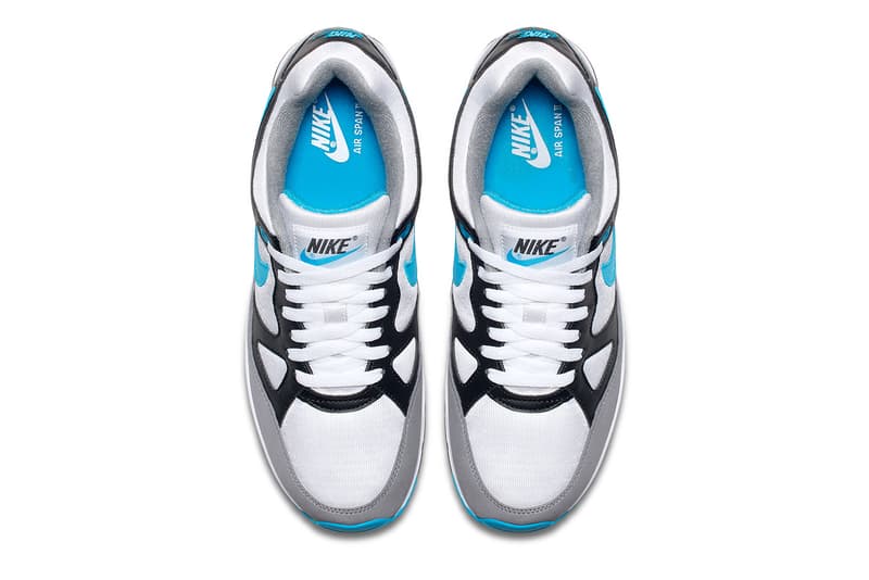 Nike Air Span II Black White Grey Blue Sneaker Footwear