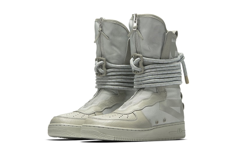Nike SF AF1 High Sage Green 2017 December 7 Release Date Info Sneakers Shoes Footwear Special Field Air Force 1