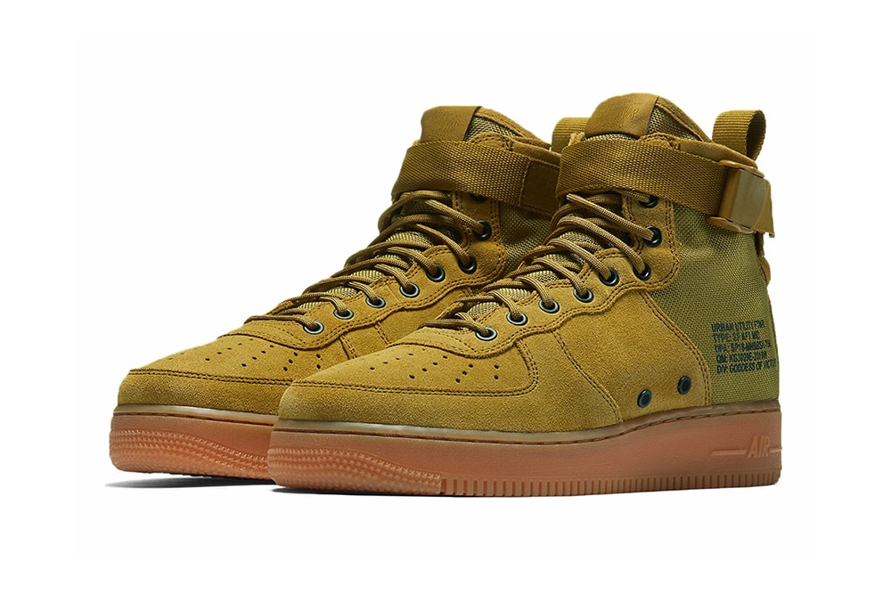 Nike SF-AF1 Mid Military Green Special Field Air Force 1 Gum