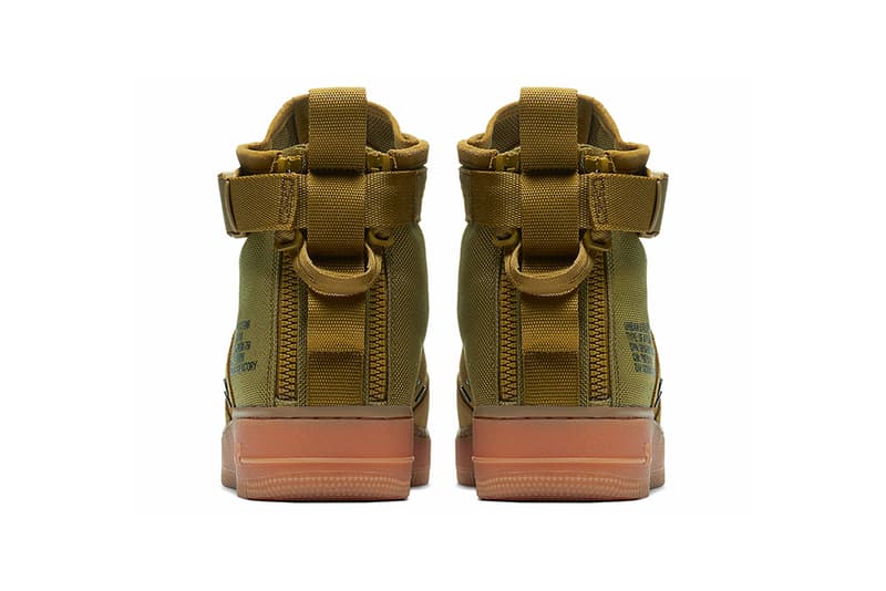 Nike SF-AF1 Mid Military Green Special Field Air Force 1 Gum