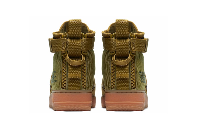 Nike SF-AF1 Mid Military Green Special Field Air Force 1 Gum