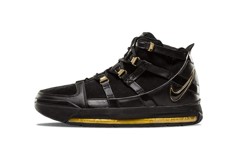 Nike Zoom LeBron 3 2018 Retro Release Date Info Sneakers Shoes Footwear King James Cleveland Cavaliers NBA Basketball Black Gold