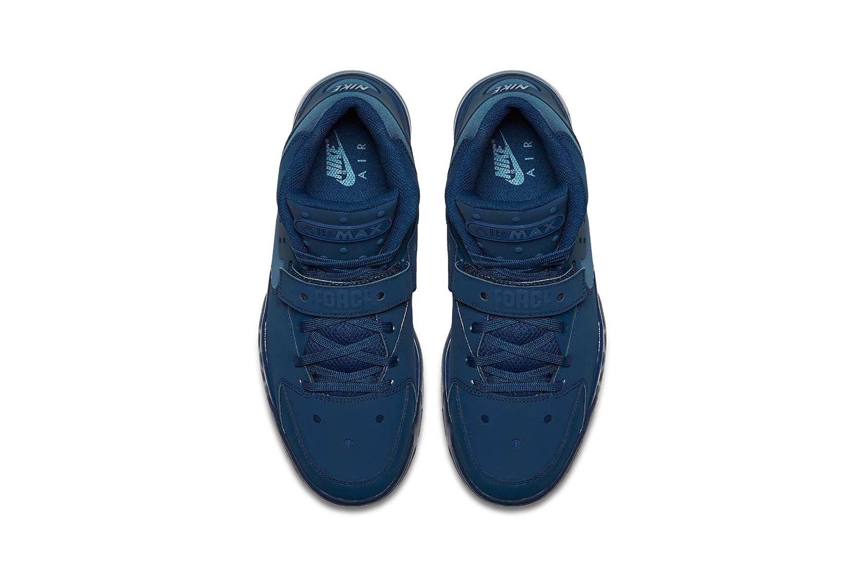Nike Air Force Max Blue Tan Sneakers Footwear