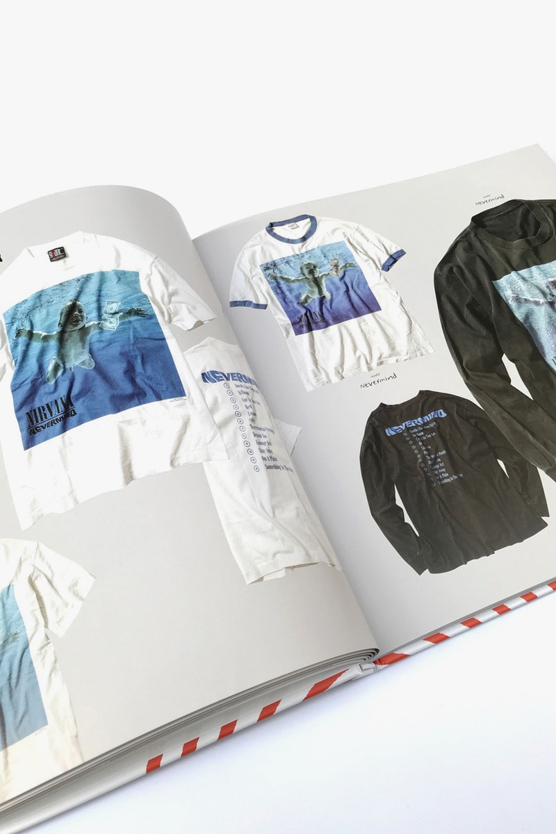 offshore tokyo's Vintage Nirvana T-Shirt Book Helloh Kurt Cobain Birthday