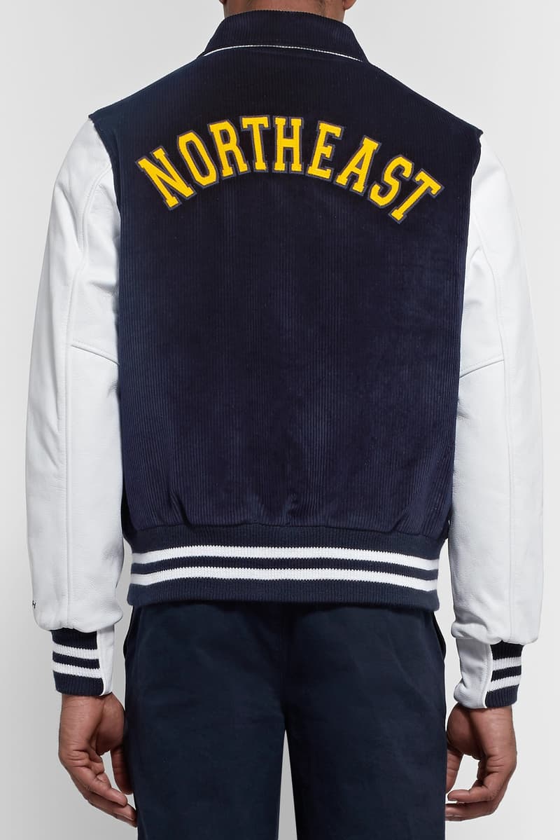 Noah Golden Bear Varsity Jacket Outerwear Clothing Fashion Apparel