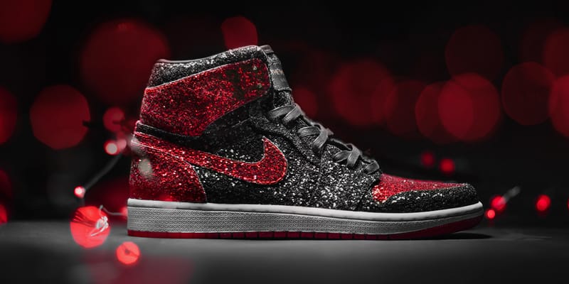 jordan 1 bred glitter