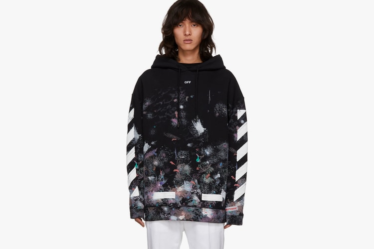SSENSE Exclusive Off-White™ "Galaxy" Hoodie & T-Shirt Now Available for Purchase