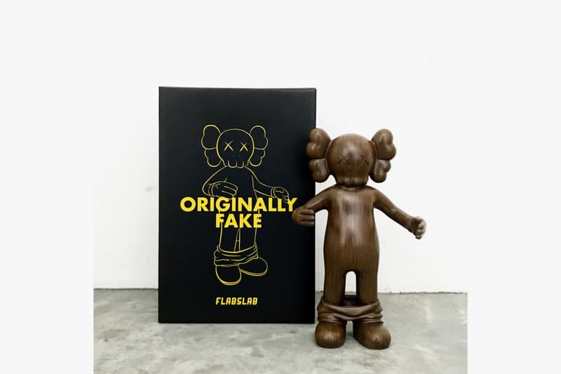 OriginallyFake Woody FLABSLAB KAWS figurine sculpture collectible purchase