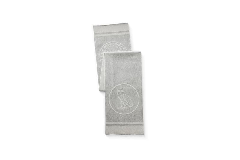 OVO Canada Goose Winter 2017 Collaboration Chilliwack Bomber Boreal Beanie Logo Blanket Scarf
