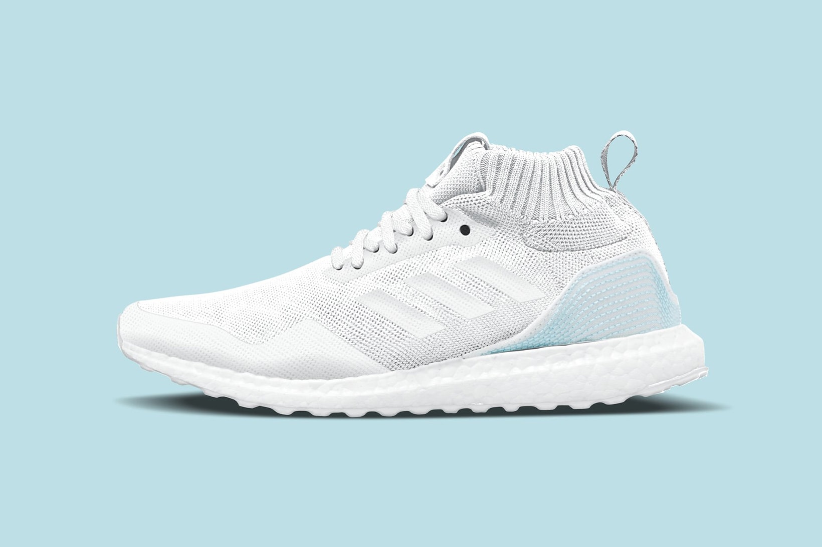 Parley adidas UltraBOOST Mid 2018 February Release Date Info Sneakers Shoes Footwear for the Oceans Collaboration White Blue
