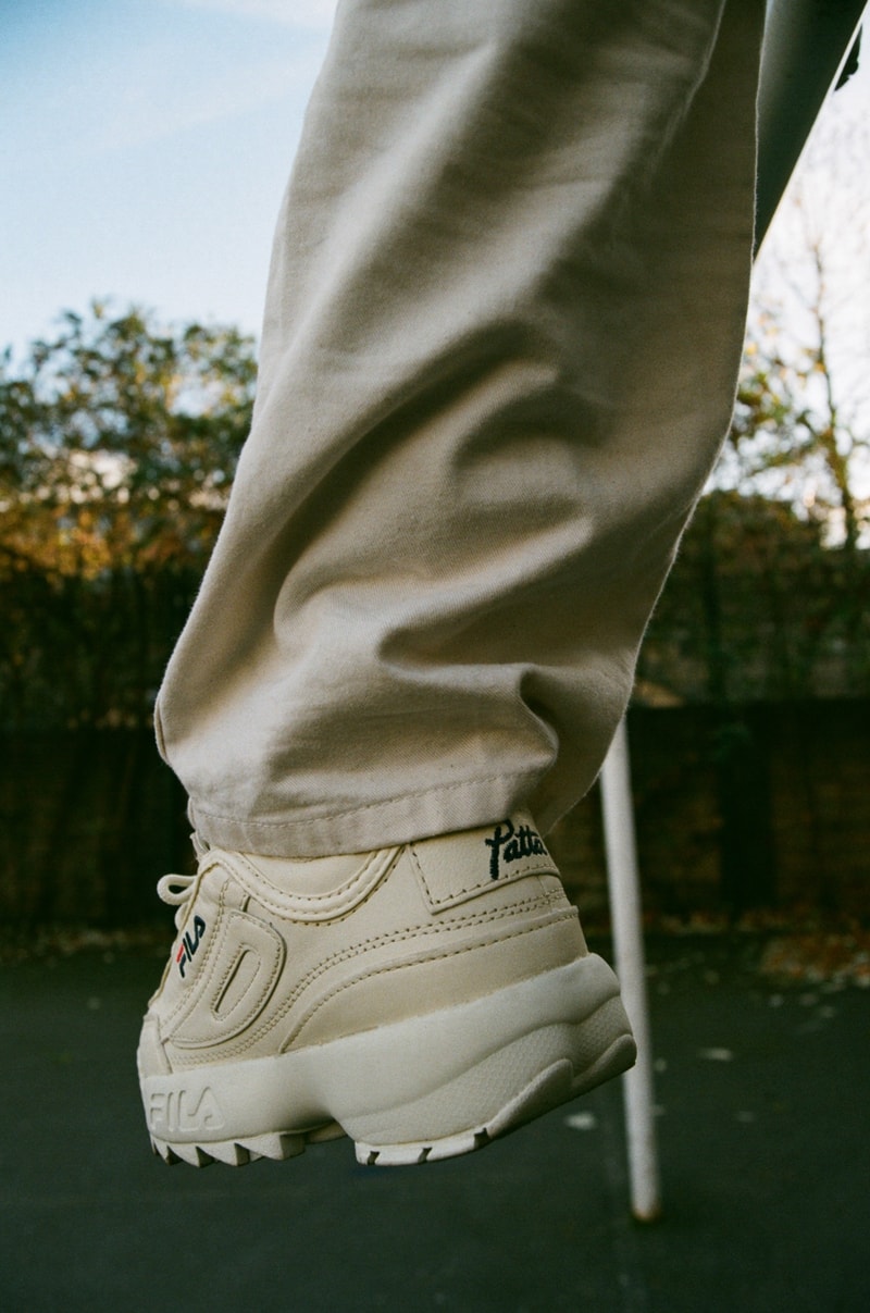 Patta FILA Disruptor Low 2017 December 11 Release Date Info Sneakers Shoes Footwear 3m antique white
