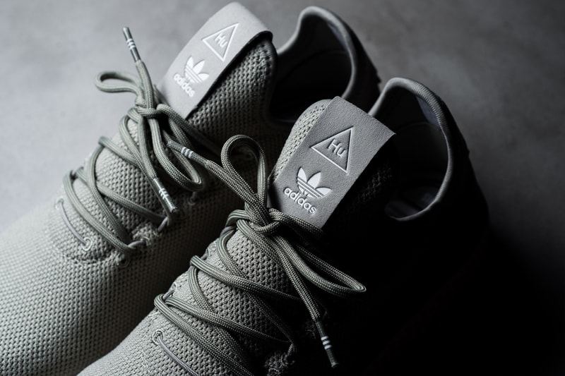Pharrell Williams adidas Originals Tennis Hu Charcoal Grey