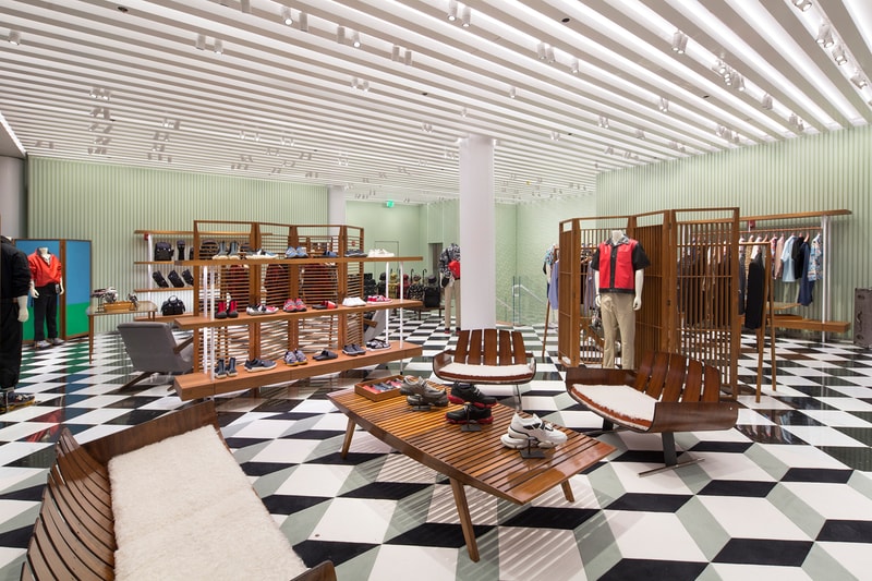 Prada Miami Design District Store Art Basel Florida Luxury Fashion Apparel Accessories Architecture