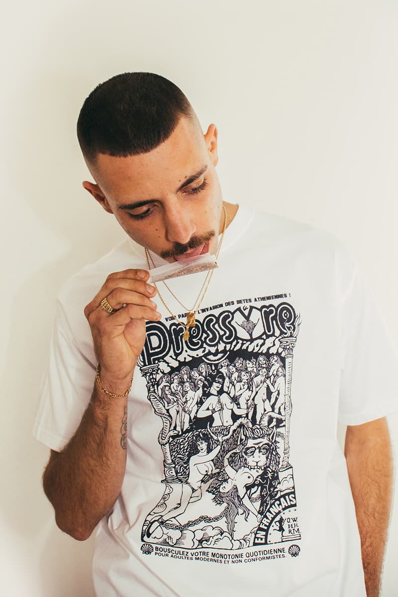 Pressure Paris 2018 Spring Summer Lookbook Release Info greece design streetwear graphic t shirt tees