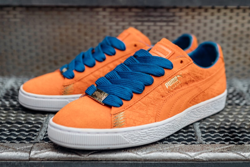 PUMA Suede 50 Breakdance Cities Pack Blue Red White Orange New York Berlin Seoul Paris Classic Sneaker Shoe Drop 2018 January 4