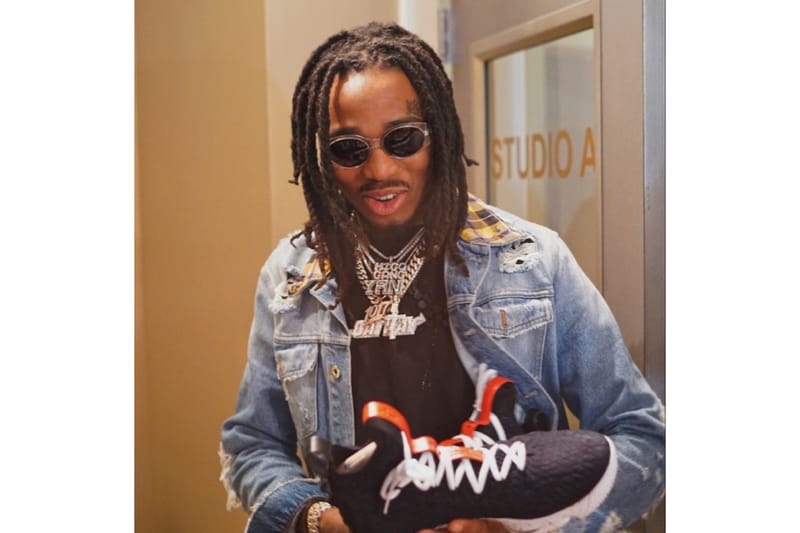 Quavo Gifts His Alma Mater's Basketball Team With Custom Nike LeBron 15s