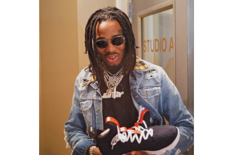 Quavo Gifts His Alma Mater's Basketball Team With Custom Nike LeBron 15s