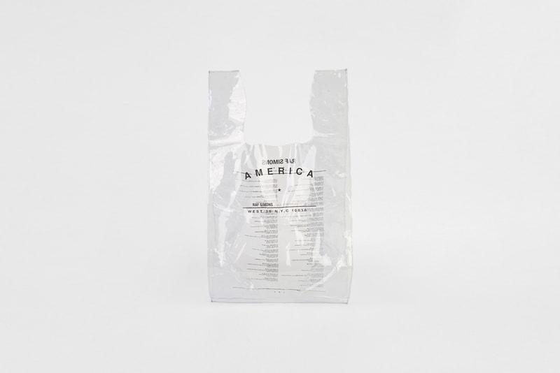 Raf Simons America Tour Voo Store Berlin RS Shopping Bag
