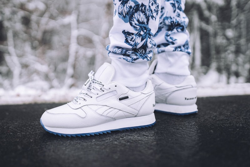 Raised By Wolves Reebok Leather Ripple GORE TEX Pack Classic White Cape Blue 2017 December 15 Release Date Info Sneakers Shoes