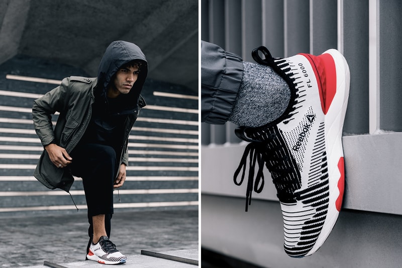 Reebok Floatride 6000 Black/White and Primal Red Colorway
