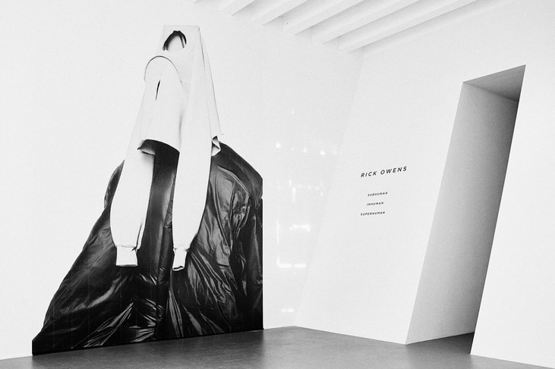 Rick Owens SUBHUMAN INHUMAN SUPERHUMAN Look Inside Milan Italy Triennale Di Milano