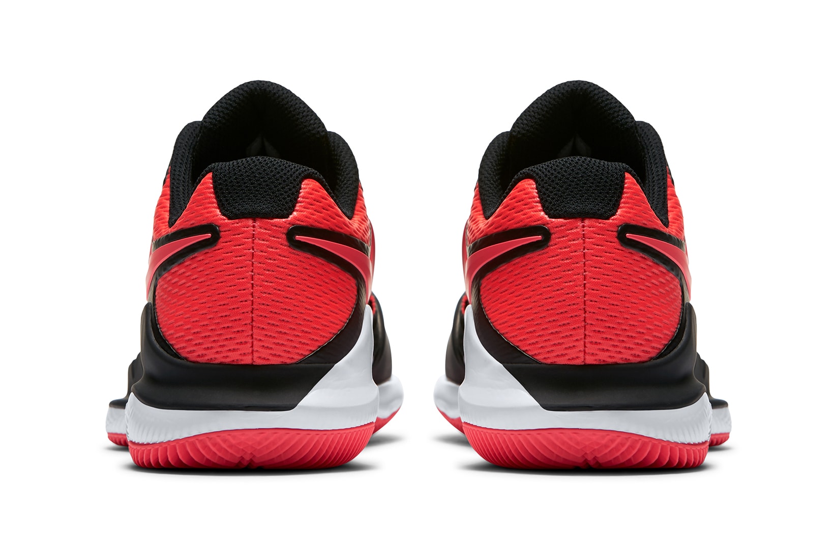 Roger Federer NikeCourt Air Zoom Vapor X Black Red Bred 2017 December 23 Release Date Info Sneakers Shoes Footwear