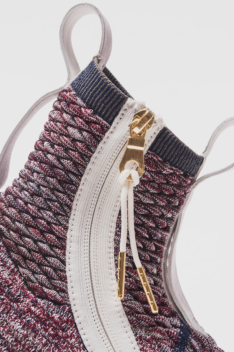Ronnie Fieg Nike LeBron 15 Long Live the King kith strap straps laceless black white grey red