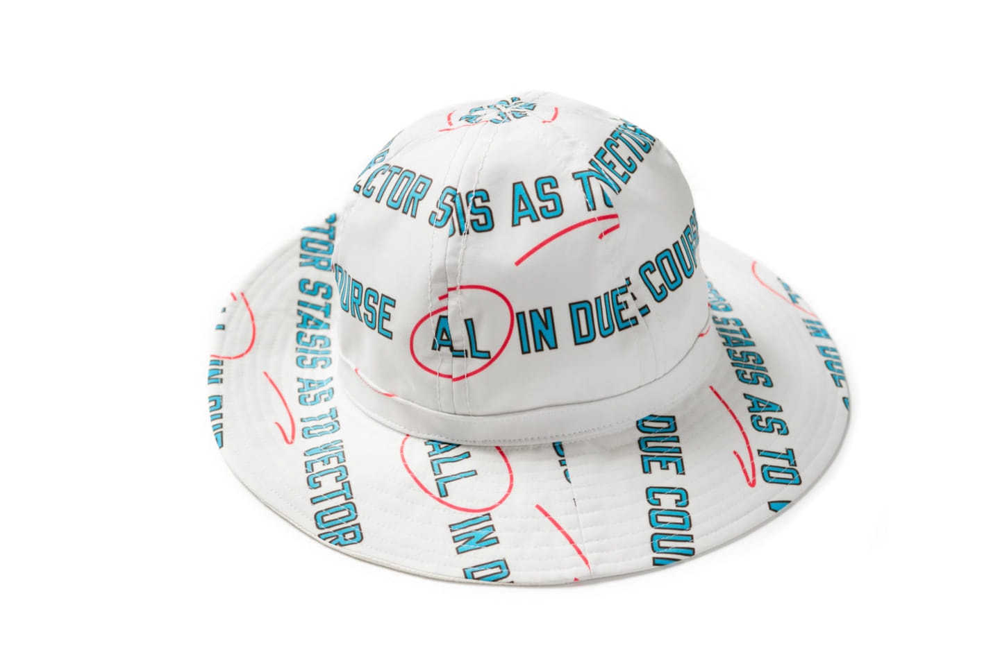 Sacai 2018 Pre-Spring 2018 Accessories Hat Cap Bucket Bag Print Lawrence Weiner Black White Collaboration