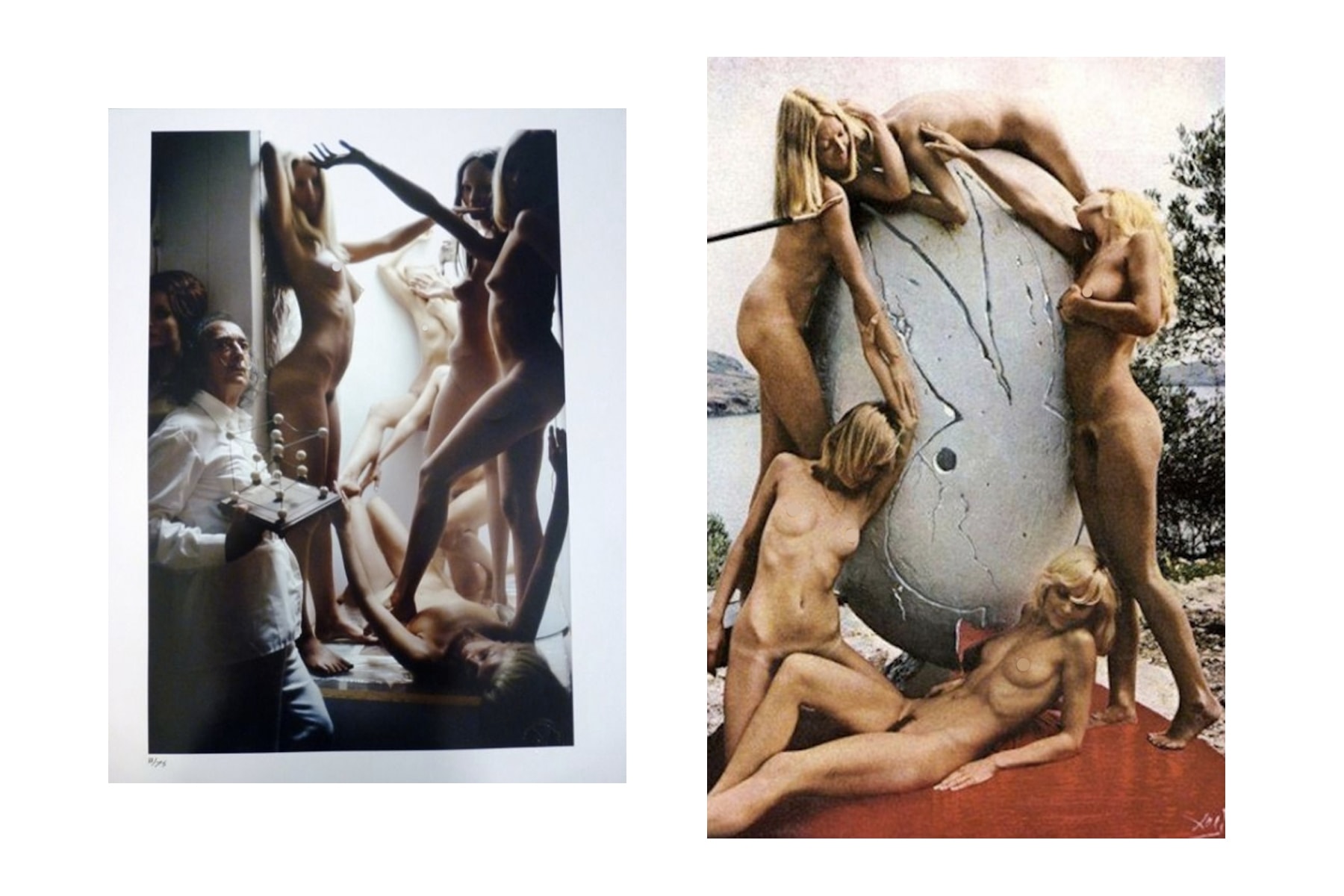Salvador Dali art surrealism playboy nudes