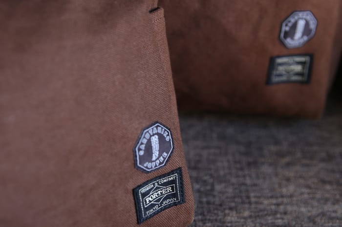 Espresso-Dyed Bags by PORTER & Sarutahiko Coffee