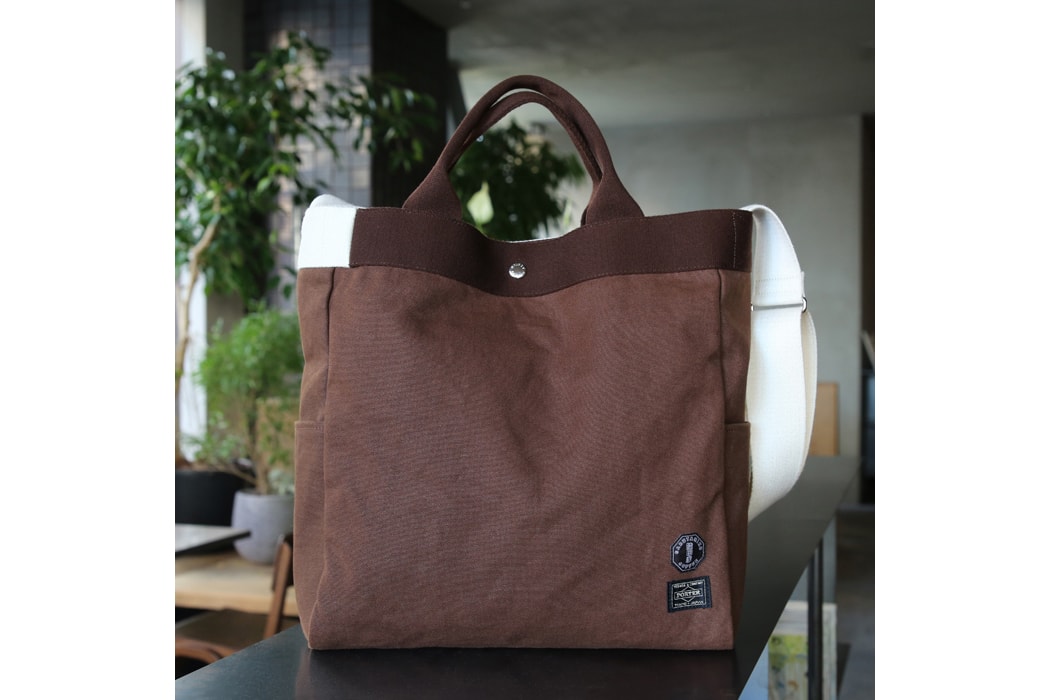 Sarutahiko Coffee Porter Coffee Dyed Bags Brown Tote 2017 December Release Date Info Collaboration Tokyo Japan Head Espresso tote 2-way