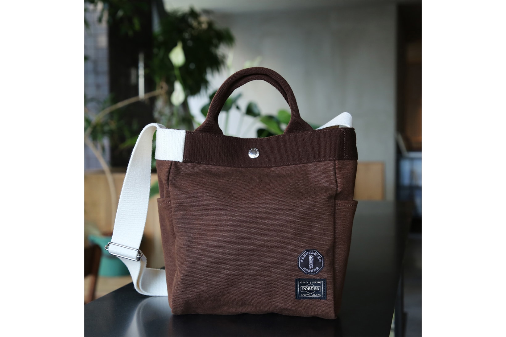 Sarutahiko Coffee Porter Coffee Dyed Bags Brown Tote 2017 December Release Date Info Collaboration Tokyo Japan Head Espresso tote 2-way