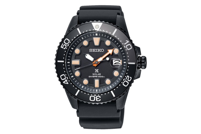Seiko Prospex Black Series Diving Watches chronograph sea water solar driving system japan watch