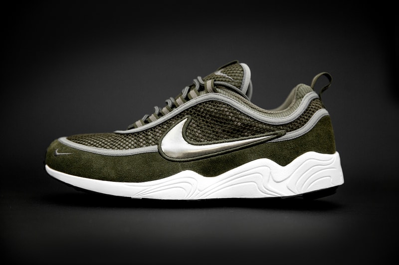 size Nike Air Zoom Spiridon Pack Olive Green Black 2017 December 9 Release Date Info Sneakers Shoes Footwear